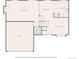 First floorplan layout features living room, Gathering room, dining area, kitchen, pantry, bath, and garage at 20789 E Princeton Pl, Aurora, CO 80013