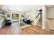 Cozy finished basement with a walkout to the backyard, featuring modern flooring and comfortable seating at 10957 Bryant St, Westminster, CO 80234