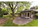 Private backyard featuring a stone patio and lush green lawn, perfect for outdoor activities at 2934 S Columbine St, Denver, CO 80210
