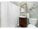Bathroom with shower/tub and modern vanity at 2934 S Columbine St, Denver, CO 80210