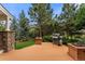 Deck with built in seating and gas grill at 1480 Sterling Hill Ct, Castle Rock, CO 80104