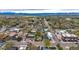 An aerial view of a property situated in a lively neighborhood, ideal for convenient city living at 675 Pierce St, Erie, CO 80516