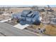 Beautiful aerial view of home featuring a three-car garage and meticulously landscaped front yard at 3385 Birch Rd, Longmont, CO 80504