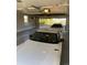 Spacious garage with room for two cars; perfect for car enthusiasts or extra storage at 8659 E Kenyon Ave, Denver, CO 80237