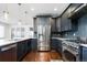 Modern kitchen with stainless steel appliances and granite countertops at 335 Josephine St # A, Denver, CO 80206