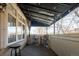 Patio with bistro table and chairs, offering a relaxing outdoor space at 335 Josephine St # A, Denver, CO 80206