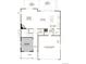 First floor layout featuring a study, living area, dining area, kitchen, mud room, and a 2-car garage at 1312 Sienna Peak Cir, Erie, CO 80516