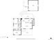 Detailed floor plan showcasing the layout of the main level, including the living room, kitchen, and bedrooms at 4891 Depew St, Denver, CO 80212