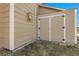 This house has a storage shed on the side at 5126 S Malaya Way, Centennial, CO 80015