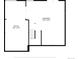 Floor plan of the basement featuring an office space and a large basement area, ideal for customization and storage at 9638 Marion Way, Thornton, CO 80229