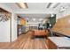 Finished basement with wood look floors and office at 9638 Marion Way, Thornton, CO 80229