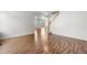 Bright living room with hardwood floors and an open floor plan at 9638 Marion Way, Thornton, CO 80229