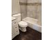 Bathroom featuring a modern vanity and tiled shower-tub combination at 185 S Sable Blvd # T18, Aurora, CO 80012