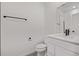 Modern bathroom with sleek vanity, stylish faucet, and contemporary finishes at 20520 E 58Th Ave, Aurora, CO 80019