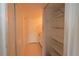 Hallway features closet and opens to sink/vanity area at 799 Dahlia St # 201, Denver, CO 80220