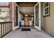 Dining area with white French doors and an outside view at 2794 Lima St, Denver, CO 80238
