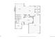 Floor plan of the first floor showing the layout of rooms at 211 Luna Ct, Erie, CO 80516