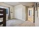 A view of a bedroom with a closet and a view to the hallway at 878 Tree Bark Ter, Colorado Springs, CO 80132