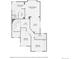 Second floor floorplan of the house at 5843 S Danube St, Aurora, CO 80015