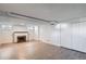 Finished basement with fireplace at 764 S Sherman St, Denver, CO 80209