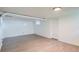 Finished basement with modern flooring and a neutral palette at 764 S Sherman St, Denver, CO 80209