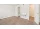 Bedroom with neutral carpeting and a built-in desk at 1150 Inca St # 59, Denver, CO 80204