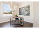 Bright home office with modern desk, chair and decor, featuring an oversized window at 1076 Mariposa St, Denver, CO 80204