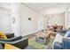 Spacious living room with views into the dining area at 1076 Mariposa St, Denver, CO 80204