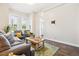 Bright living room featuring hardwood floors, modern furnishings, and plenty of natural light at 1076 Mariposa St, Denver, CO 80204