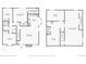 Floor plans showcasing the layout of the primary level and the basement at 18538 E Whitaker Cir # A, Aurora, CO 80015