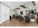 Spacious open-concept layout seamlessly connecting the living room, kitchen, and dining area at 24701 Us Hwy 40, Golden, CO 80401
