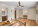 Spacious bedroom with closet space and vanity, in addition to ensuite bath at 8205 Pennsylvania St, Denver, CO 80229