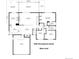 Floor plan showcasing spacious open-concept layout, kitchen, living and dining areas, 3 bedrooms, and garage at 8205 Pennsylvania St, Denver, CO 80229