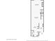 First floor plan features a living room, stairs, kitchen, bathroom, foyer and entry at 7476 E Arkansas Ave # 1-03, Denver, CO 80231