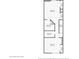 Second floor plan shows two bedrooms, two bathrooms and stairs at 7476 E Arkansas Ave # 1-03, Denver, CO 80231