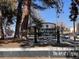 Cesar E. Chavez Park sign surrounded by large tree trunks in Denver, Colorado at 3890 N Wolff St, Denver, CO 80212