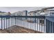 Private deck overlooking the snowy complex at 1312 S Cathay Ct # 202, Aurora, CO 80017