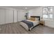 Bright bedroom with hardwood floors, ample closet space, and comfortable furnishings at 1326 Sable Blvd, Aurora, CO 80011
