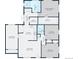Detailed floor plan illustrating the layout of the home, including room dimensions and placement at 2658 W 1St Ave, Denver, CO 80219