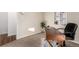 Home office with built-in storage and natural light at 2658 W 1St Ave, Denver, CO 80219