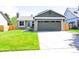 Charming single-Gathering home featuring a two-car garage and well-manicured lawn at 12498 W Prentice Dr, Littleton, CO 80127