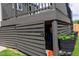 Under-deck storage area providing ample space for outdoor equipment, accessed by a convenient door at 12498 W Prentice Dr, Littleton, CO 80127