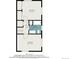 Upstairs floor plan with two bedrooms, a hall and bathroom for easy living at 7930 Quitman St, Westminster, CO 80030