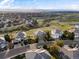 Beautiful aerial view of the neighborhood and surrounding landscape at 10531 Lieter Pl, Lone Tree, CO 80124