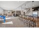Basement view with bar, pool table and pinball machine perfect for entertaining guests and Gathering at 10531 Lieter Pl, Lone Tree, CO 80124