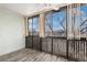 Covered balcony with great views of neighborhood at 3460 S Poplar St # 404, Denver, CO 80224