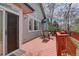 Inviting outdoor deck area perfect for entertaining, with a table and chairs set for relaxation at 16397 Sheridan Dr, Parker, CO 80134