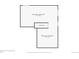 Floor plan of the unfinished basement showing the stairs and dimensions at 1998 Coach House Loop, Castle Rock, CO 80109