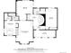 Second-floor plan featuring primary bedroom, additional bedrooms, and bathrooms at 757 N Bluff Dr, Franktown, CO 80116