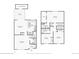 Floor plans including the first and second floor layout at 12455 W Alameda Dr, Lakewood, CO 80228